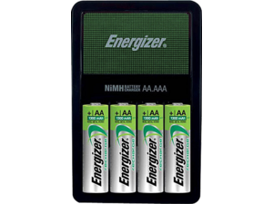 Φορτιστής Μπαταριών Energizer  Recharge Base για AAμε 4 ΑΑ Μπαταρίες 2300mAh και LED Ένδειξη Φόρτισης